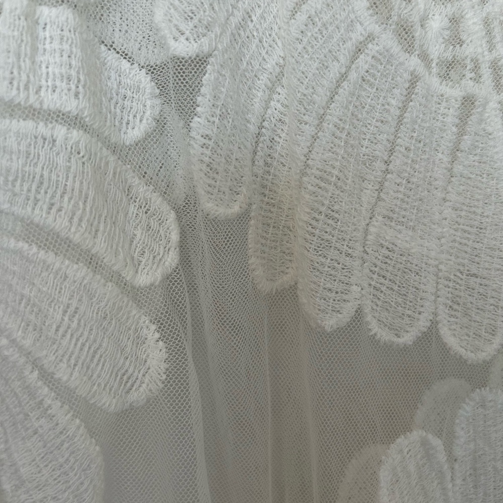 Elegant Cream Lace Swim Cover-Up - Picture 8 of 8